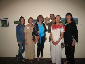 L-R Nancy Trissel, Elaine Duncan, Sonja Miremont, Jean Pierre Larochette, Yael Lurie and Christine Rivers