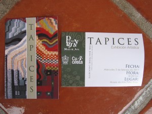 The postcard and invitation to the exhibition